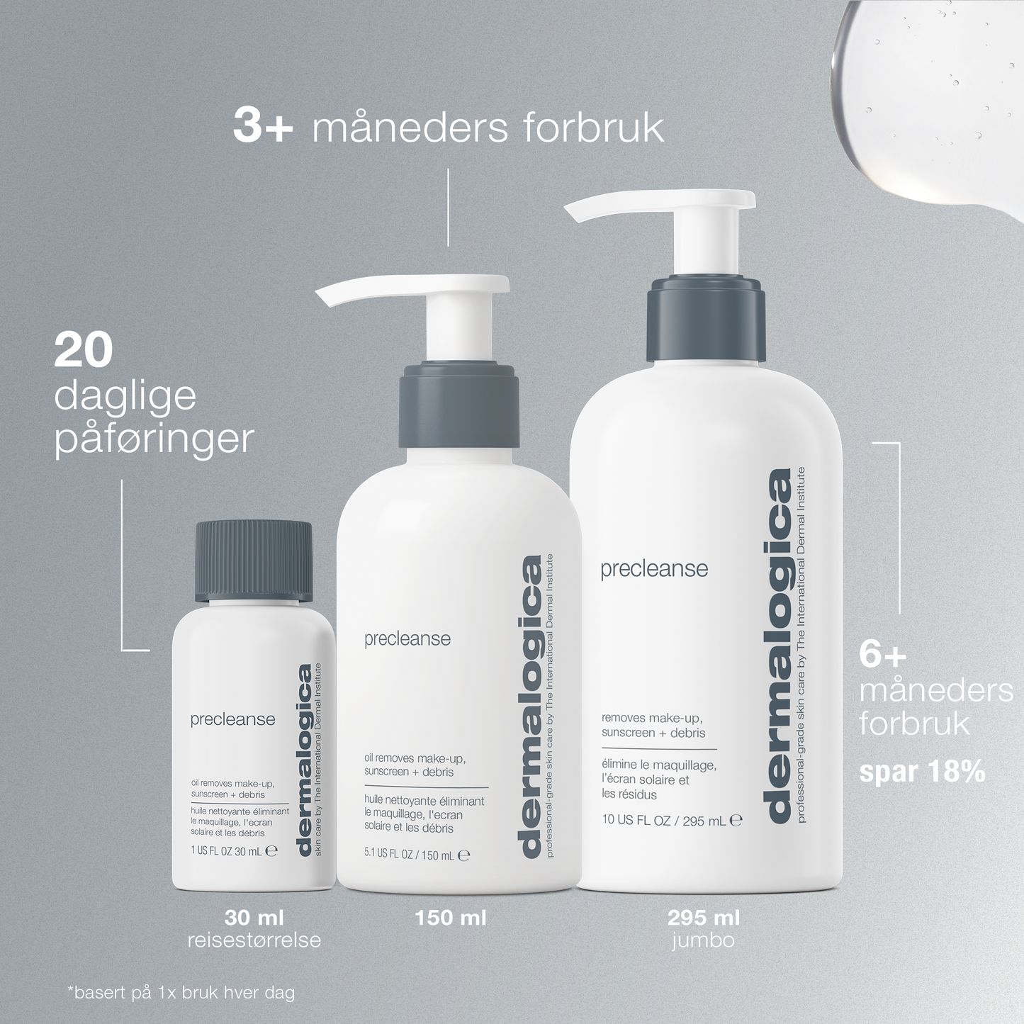 jumbo precleanse renseolje 295ml