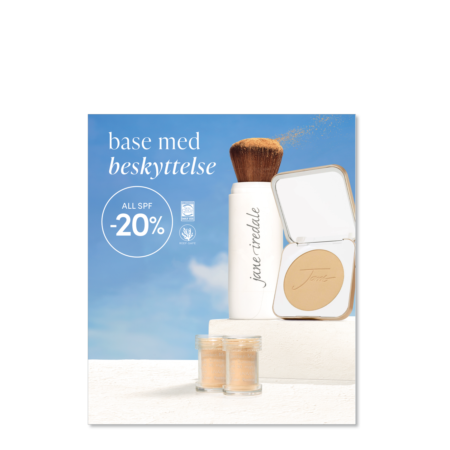 JI - BG GRAPHIC/DISK - 20% SPF: BASE MED BESKYTTELSE