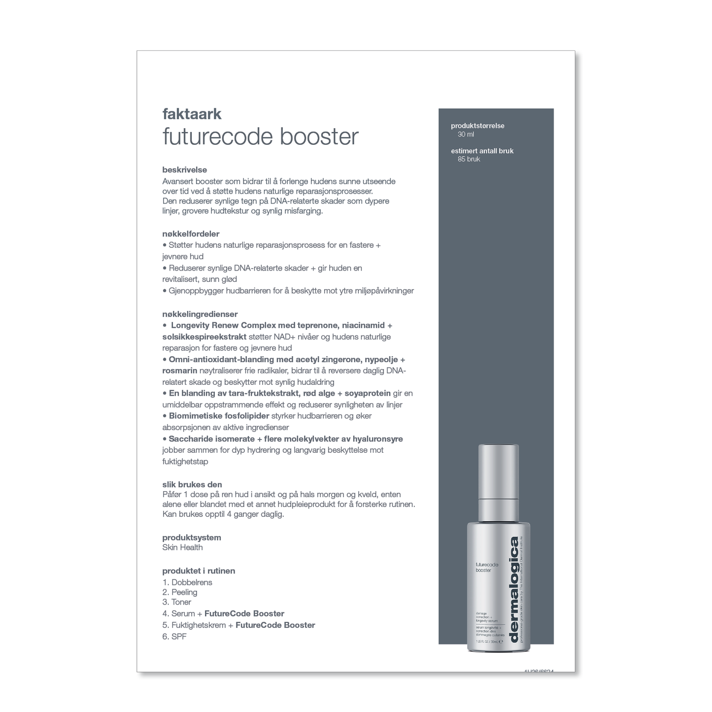 FAKTAARK - FUTURECODE BOOSTER