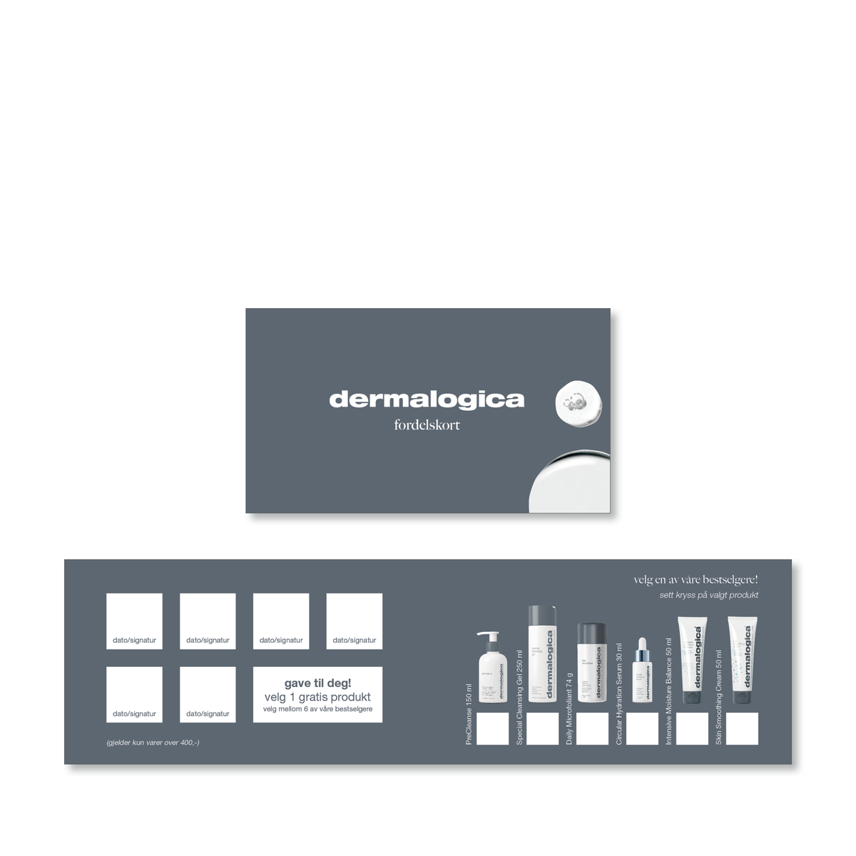 Dermalogica fordelskort 25pk