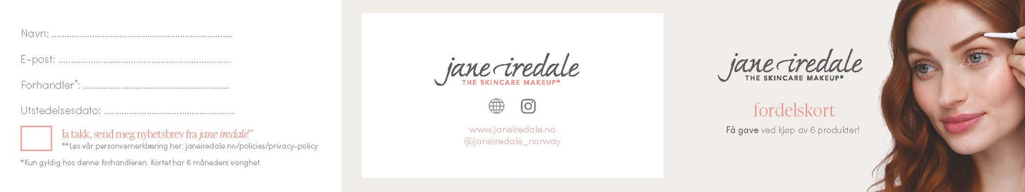 Jane Iredale fordelskort 25pk