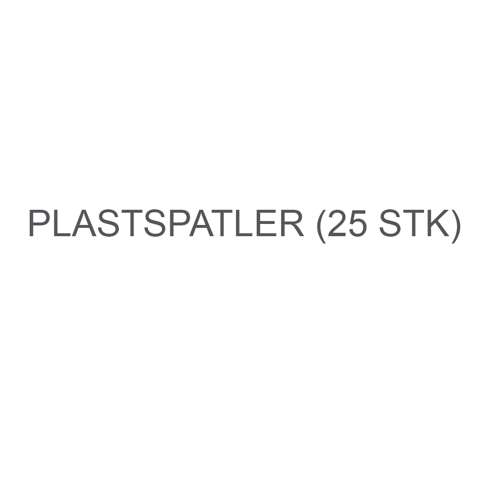 PRO - Plastspatler (25 STK)