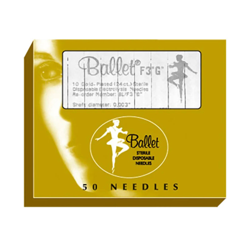 Ballet - Epilasjonsnåler - Gull / 50 stk