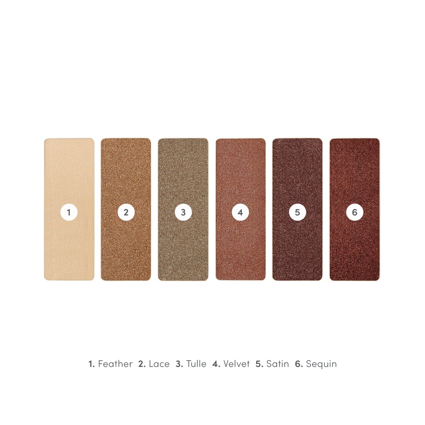 jane iredale PurePressed Eye Shadow Palette Naturally Glam fargeoversikt