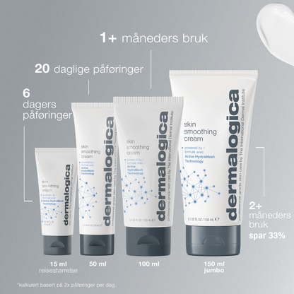 reisestørrelse skin smoothing cream fuktighetskrem 15ml