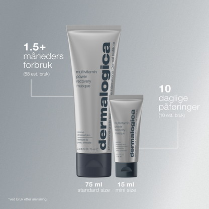 reisestørrelse multivitamin power recovery masque