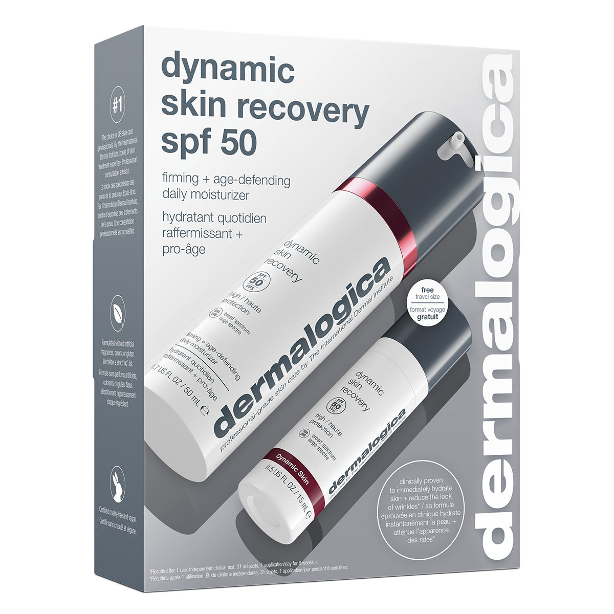 limited edition: dynamic skin recovery spf 50 med gratis reisestørrelse