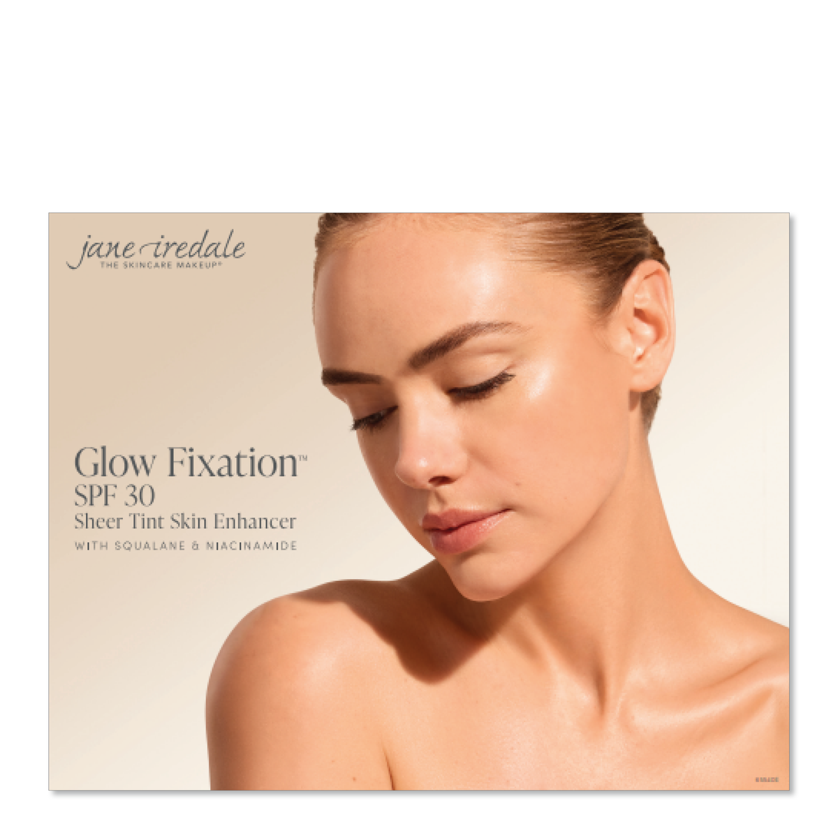 DISPLAY - PLAKAT MEDIUM STATIV - GLOW FIXATION SPF 30
