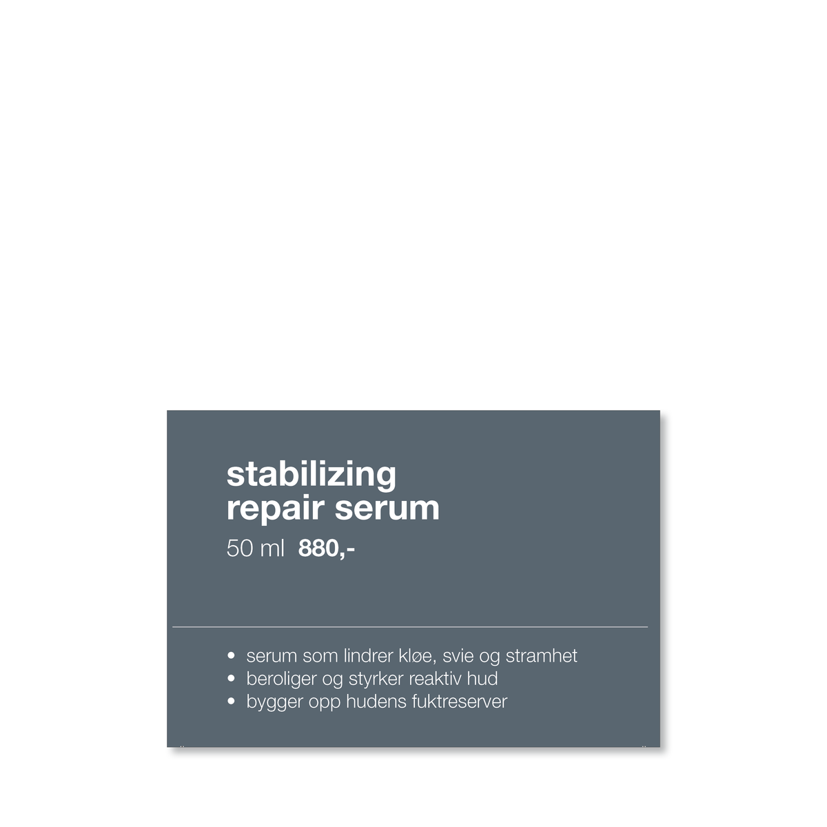 HYLLEETIKETT - STABILIZING REPAIR SERUM