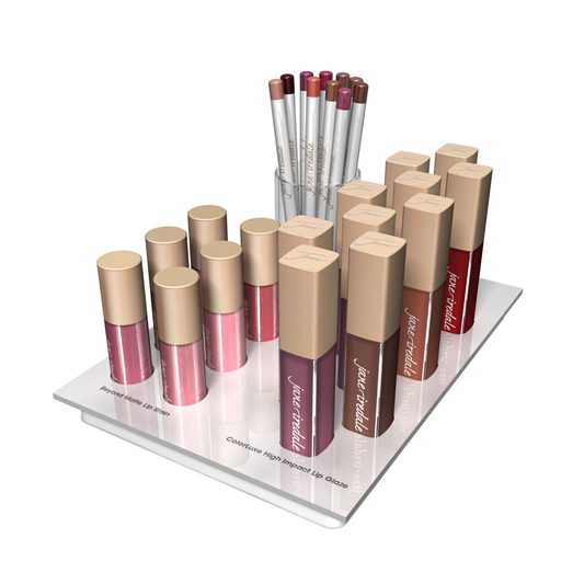 STATIV - BG 2.0 - INNSATS 10 LIPGLAZE, 6 LIP STAIN & LIP PENCILS