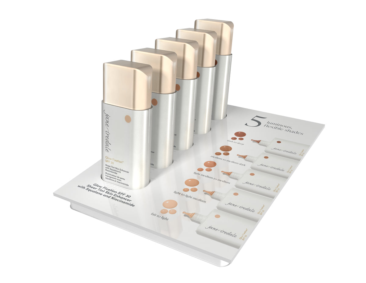 STATIV - BG 2.0 - INNSATS GLOW FIXATION SPF 30 (5 STK)