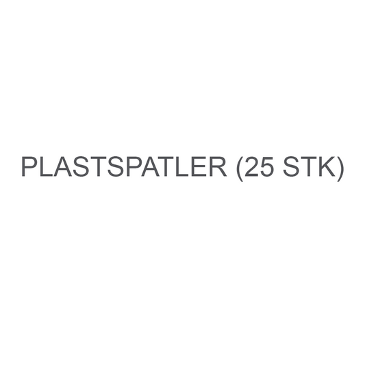 PRO - Plastspatler (25 STK)