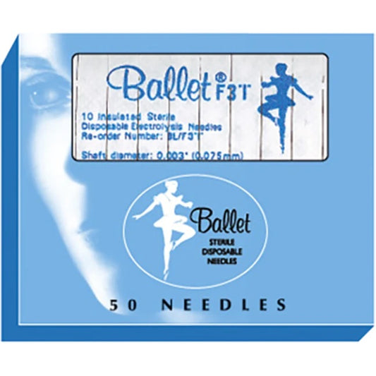 Ballet - Epilasjonsnåler - Standard isolert  / 50 stk