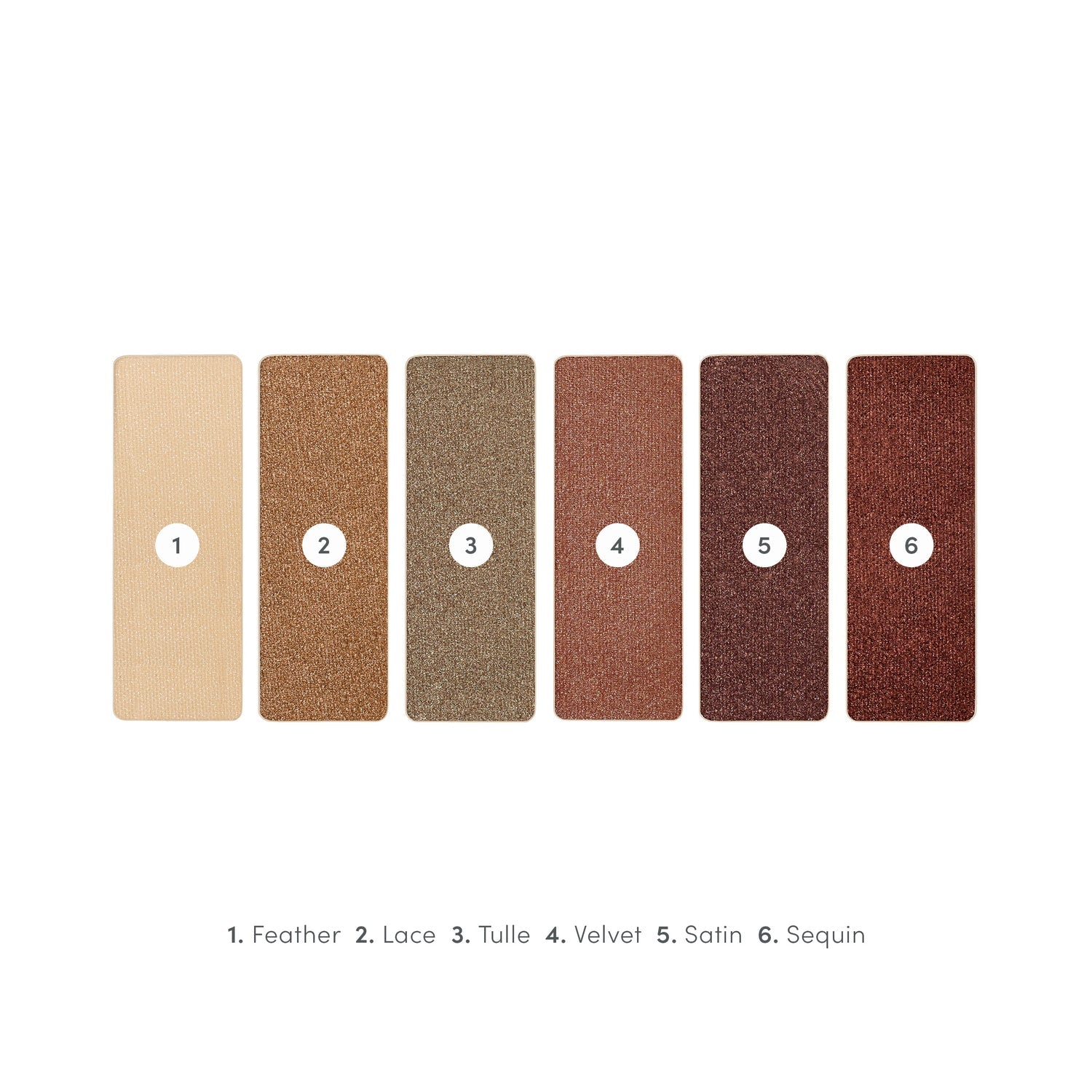 jane iredale PurePressed Eye Shadow Palette Naturally Glam fargeoversikt