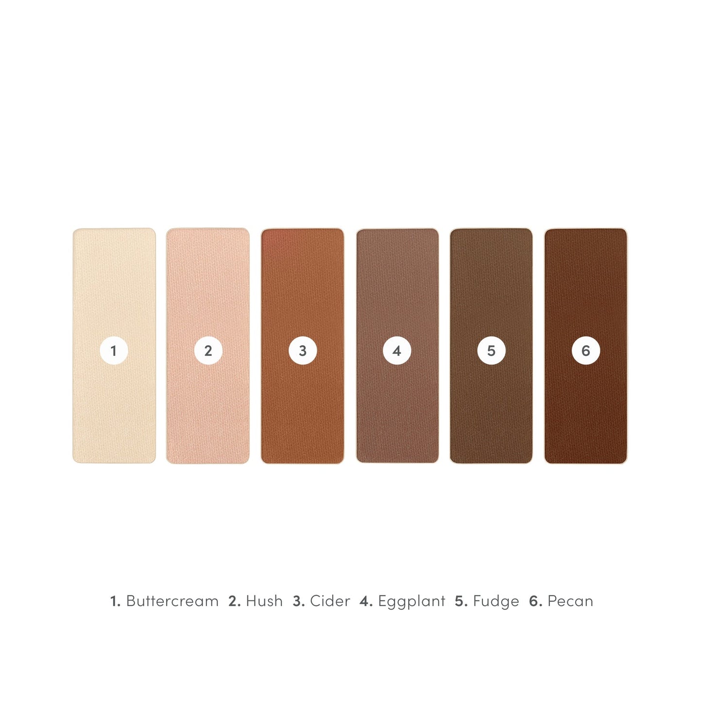 jane iredale PurePressed Eye Shadow Palette Naturally Matte fargeoversikt