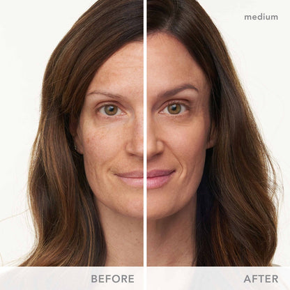 jane iredale Dream Tint Tinted Moisturizer før og etter