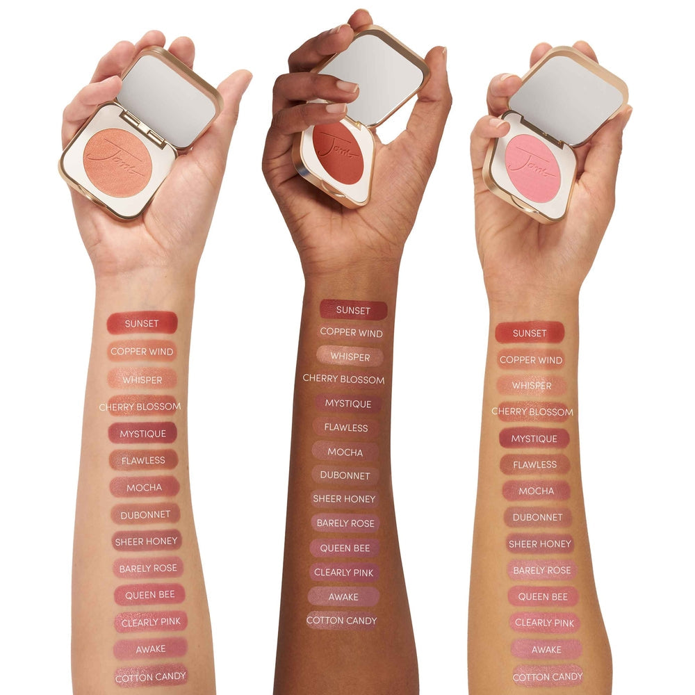 jane iredale PurePressed Blush Cotton Candy arm swatches