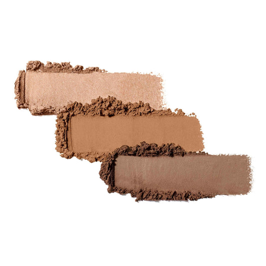 jane iredale PurePressed Eye Shadow Triple Triple Cognac swatches