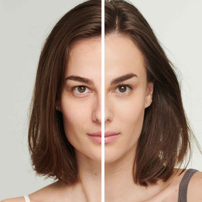 jane iredale Beyond Matte Liquid Foundation før og etter med M3