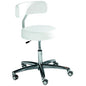 Ionto-Comed - Arbeidstol - bananrygg med rundt sete / krom