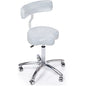 Ionto-Comed - Arbeidstol - bananrygg med sadel sete / hvit